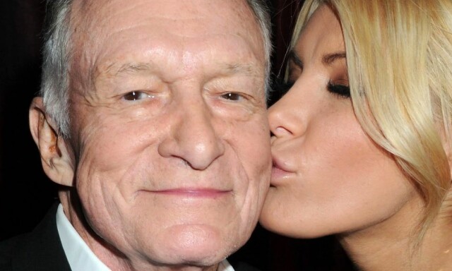 image: Slik fordeles Hugh Hefners gigantarv - dette får hans 31 år gamle kone